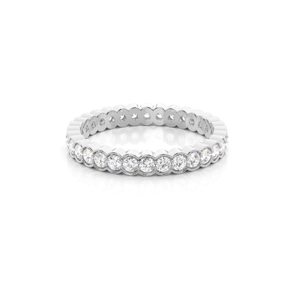 Pave Setting Full Eternity Diamond Ring