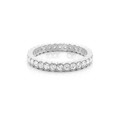 Pave Setting Full Eternity Diamond Ring