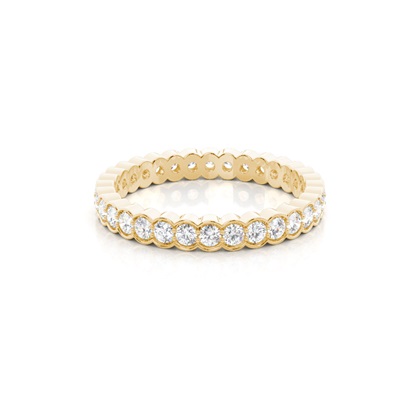 Yellow Gold Anniversary Diamond Rings