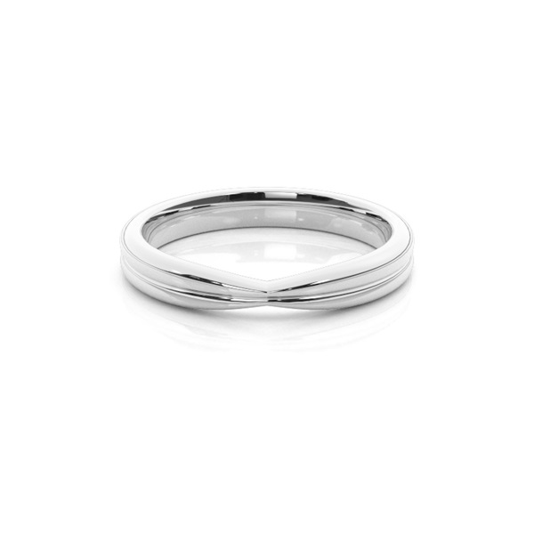 3.00mm Slight Comfort Fit Plain Shaped Wedding Band