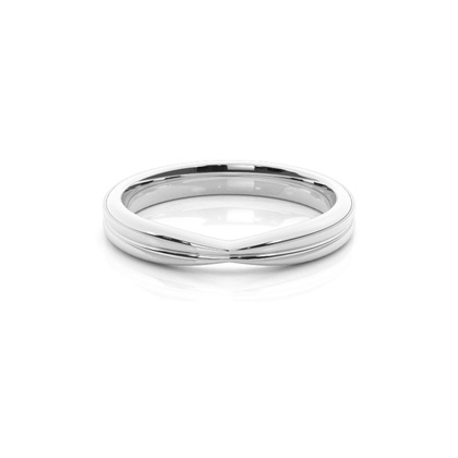 3.00mm Slight Comfort Fit Plain Shaped Wedding Band