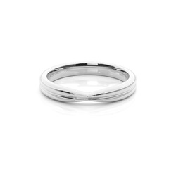 3.00mm Slight Comfort Fit Plain Shaped Wedding Band