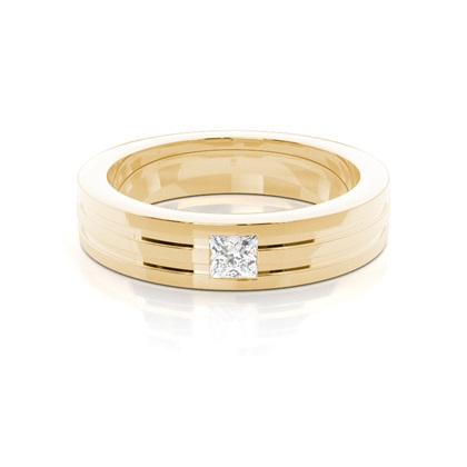 Men's Princess Wedding Rings & Bands