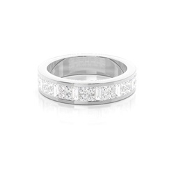 Channel Setting Half Eternity Diamond Ring