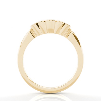 Yellow Gold 5 Stone Diamond Rings