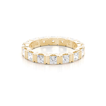 Full Eternity Yellow Gold Diamond Rings