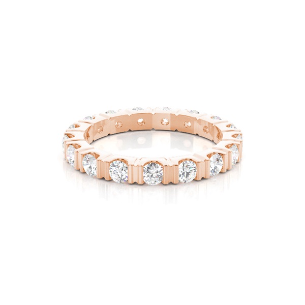 Bar Setting Full Eternity Diamond Ring