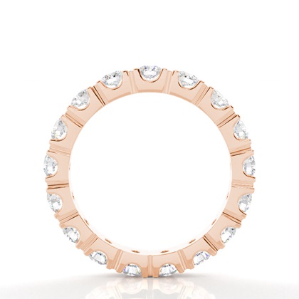 Halb Eternity Diamant Ring in einer Kanalfassung