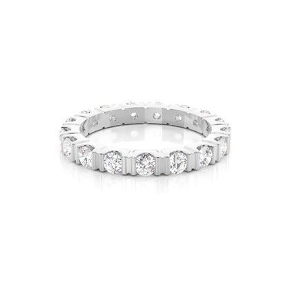 Bar Setting Full Eternity Diamond Ring