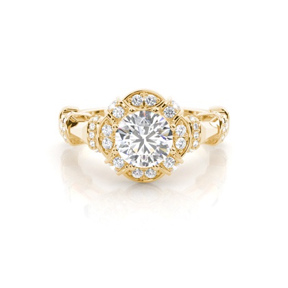 Yellow Gold Diamond Engagement Rings