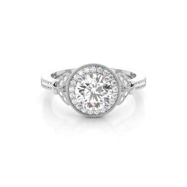 Rose Gold Diamond Engagement Ring