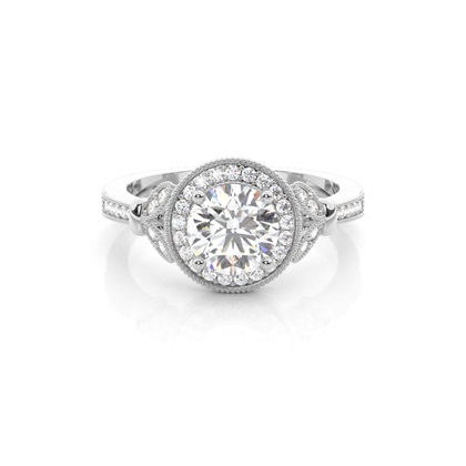 Rose Gold Diamond Engagement Ring
