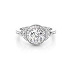 Multi Diamant Verlobungsring in einer Krappenfassung