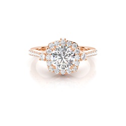 Multi Diamant Verlobungsring in einer Krappenfassung