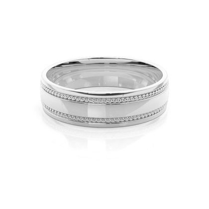 6.00mm Slight Comfort Fit Mens Plain Wedding Band