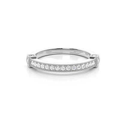 Silver Anniversary Diamond Rings