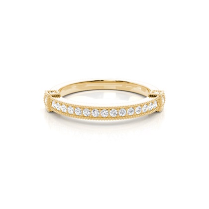 Yellow Gold Eternity Diamond Rings
