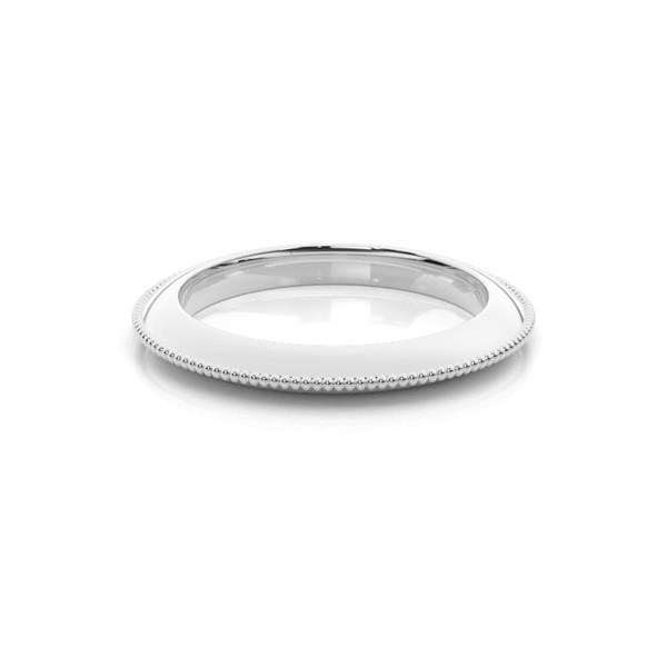 2.50mm Slight Comfort Fit Plain Wedding Band