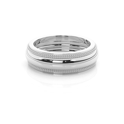 Silver Men's Wedding Bands