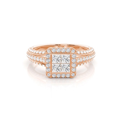 Rose Gold Diamond Rings
