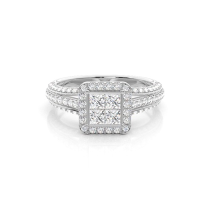 Mixed Shaped Diamond Rings