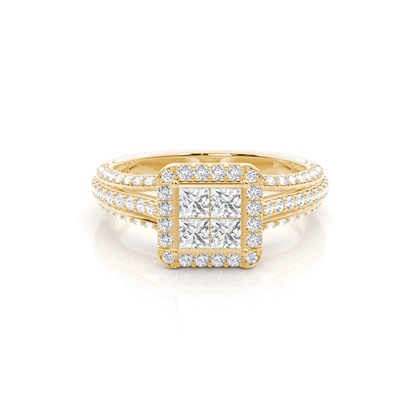 Yellow Gold Diamond Rings