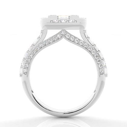 Baguette Cut Diamond Engagement Rings