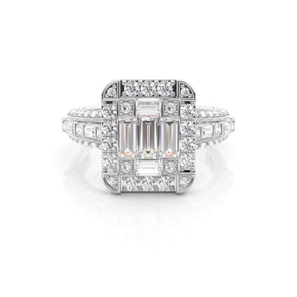 Mixed Shaped Diamond Rings