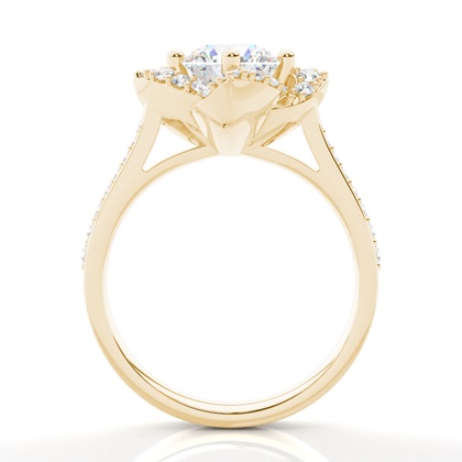 Yellow Gold Diamond Engagement Rings