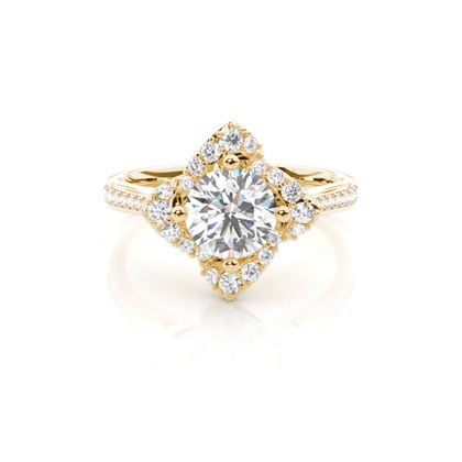 Yellow Gold Diamond Engagement Rings