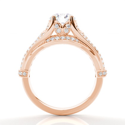 Rose Gold Diamond Engagement Rings