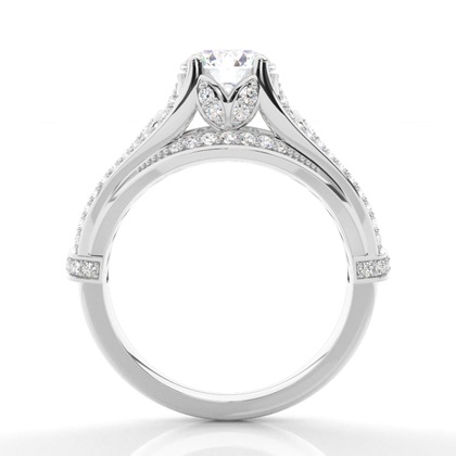 White Gold Diamond Engagement Ring
