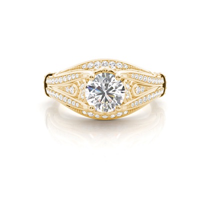 Yellow Gold Diamond Engagement Rings