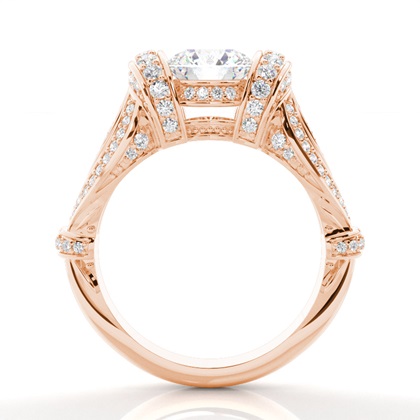 Rose Gold Diamond Engagement Rings