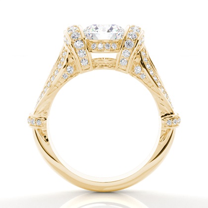 Yellow Gold Diamond Engagement Rings