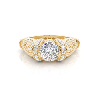 Yellow Gold Diamond Engagement Rings