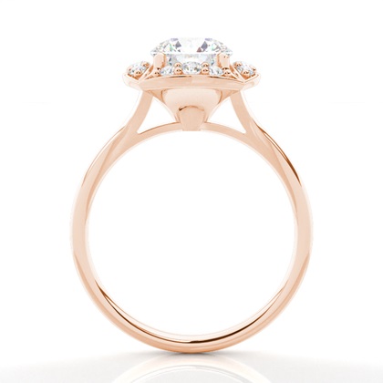 Rose Gold Diamond Engagement Rings