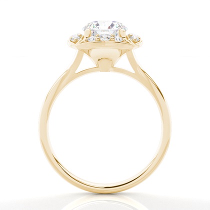 Yellow Gold Diamond Engagement Rings