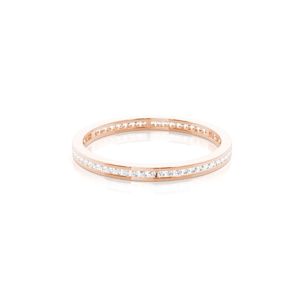 Channel Setting Full Eternity Diamond Ring
