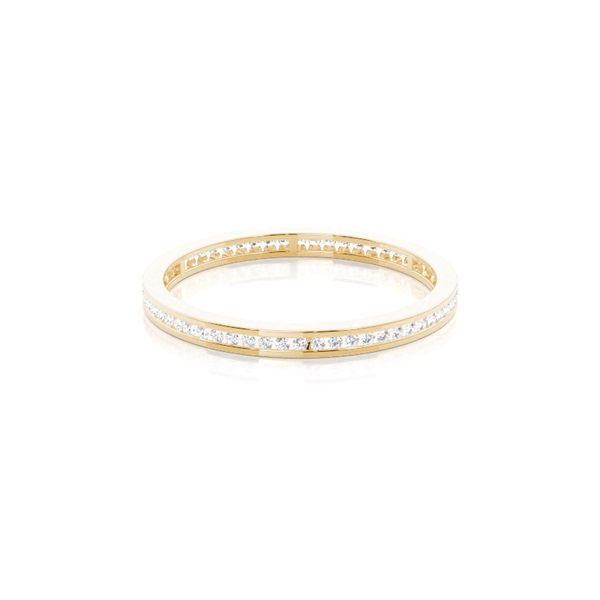 Channel Setting Full Eternity Diamond Ring