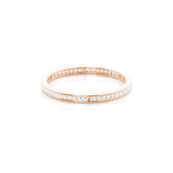 Eternity Diamant Ring in einer Kanalfassung