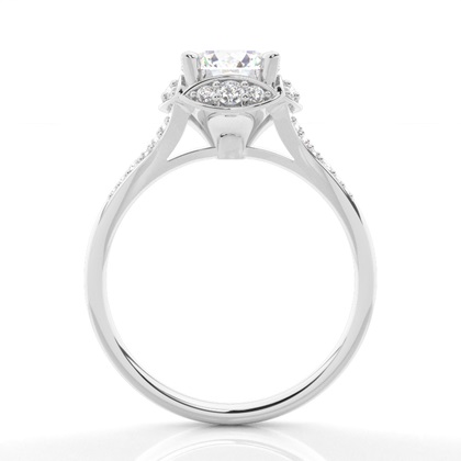 Platinum Lab Grown Diamond Engagement Rings