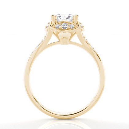Yellow Gold Diamond Engagement Rings