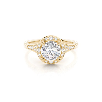 Yellow Gold Diamond Engagement Rings