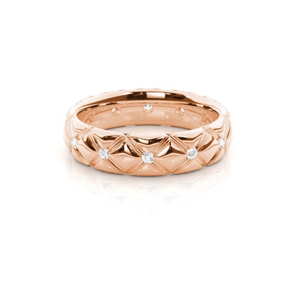 Men's Rose Gold Wedding Rings & Bands