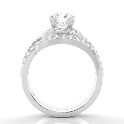 Platin Ringsets Verlobungsringe