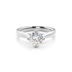 Diamant Verlobungsring in einer Krappenfassung