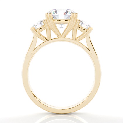 Ring mit 4 Krappen und drei Steinen