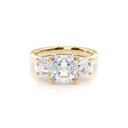 Ring mit 4 Krappen und drei Steinen