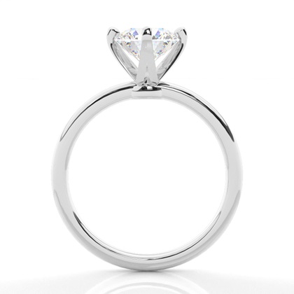 Round Solitaire Diamond Rings